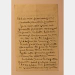 Lettre originale de George Sand à Caroline Luguet
