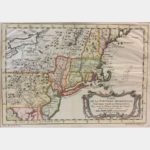 Map Of New England, New York And Pensilvania