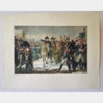 Napoléon harangue la Grande-Armée