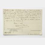 Autograph postcard from Henri Bosco to Armand Lardanchet