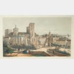 Notre-Dame-des-Doms, view from the Promenade du Rocher (Avignon)