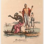 Brahmins performing ablutions