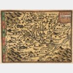 Limaniae Descriptio - map of Limagne, Auvergne
