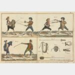 Fencing, sword guard and cloak...