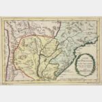 Carte du Paraguay et des Pays voisins