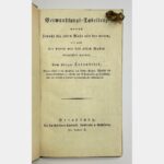 Verwandlungs-Tabellen, worin sowohl die alten Masse mit den neuen, als auch die neuen mit den alten Massen verglichen werden.