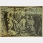 Soldats dans une tranchée.