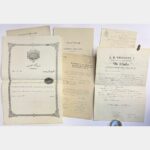 Exposition internationale coloniale, Amsterdam, 1883. Ordre de la Couronne d’Italie, Ordre du Lion néerlandais, l’Ordre du Nicham Iftikhar de Tunisie.