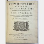 L'ecclesiastique. Commentaire litteral sur tous les livres de l'Ancien et du Nouveau Testament.