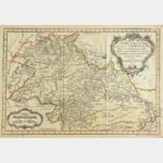 Map of India, below the Ganges including Indostan