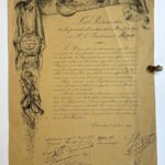 [Chambéry] Les Réservistes de la période d'instruction Mai - Juin 1896 à Mr le Lieutenant Mazot.