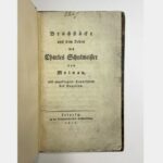Bruchstücke aus dem Leben des Charles Schulmeister von Meinau als angeklagter Hauptspion des Napoleon