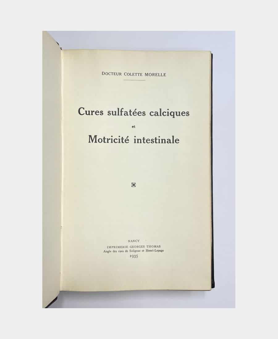 Calcium sulfate cures and intestinal motricity Calcium sulfate cures and intestinal motricity - Image 1