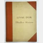Livre d'or de l'Hôtellerie Alsacienne.
