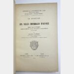 La Question des dix villes impériales d'Alsace depuis la paix de Westphalie jusqu'aux arrêts de «réunion» du conseil souverain de Brisach - 1648 - 1680 -
