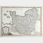 Carte du Gouvernement de Normandie avec celui du Maine et Perche