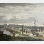 Vue de la ville de Strasbourg prise de Kehl